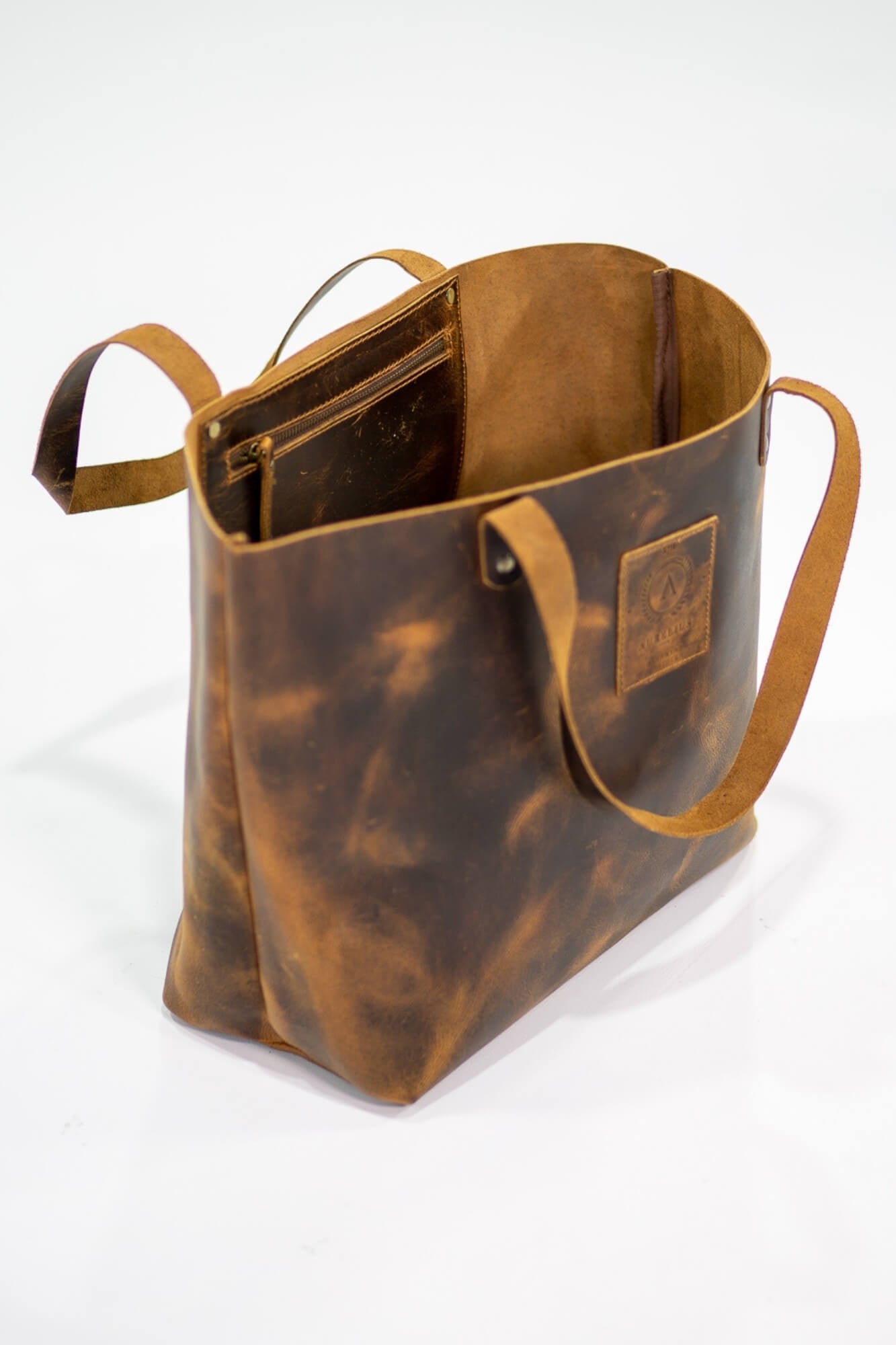 Aurelius Leather Leather Bag Leather Tote Chester Leather Tote mini