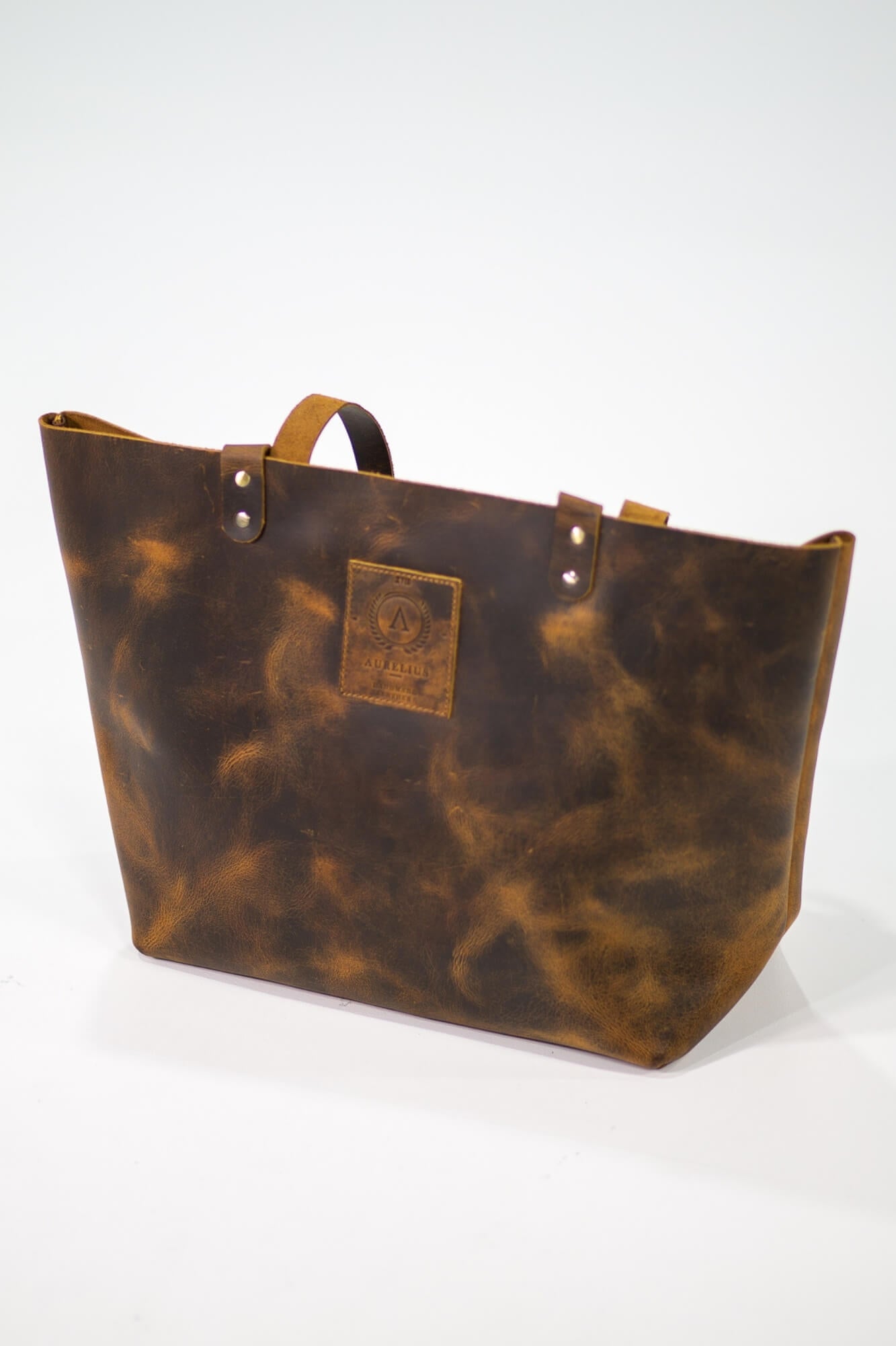 Aurelius Leather Leather Bag Leather Tote Chester Leather Tote mini