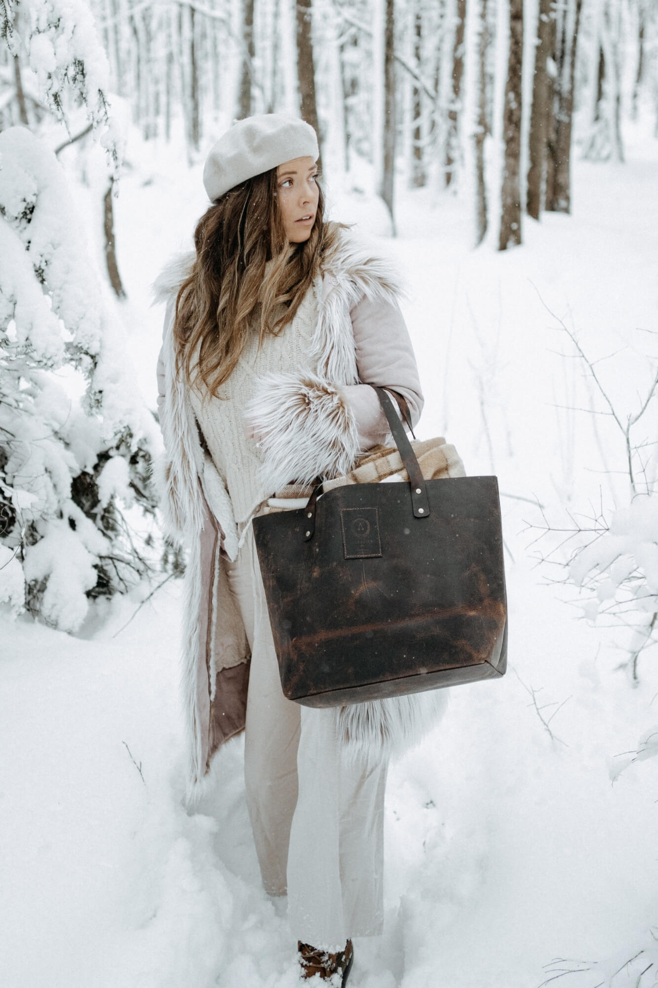 Aurelius Leather Leather Bag Leather Tote Chester Leather Tote mini