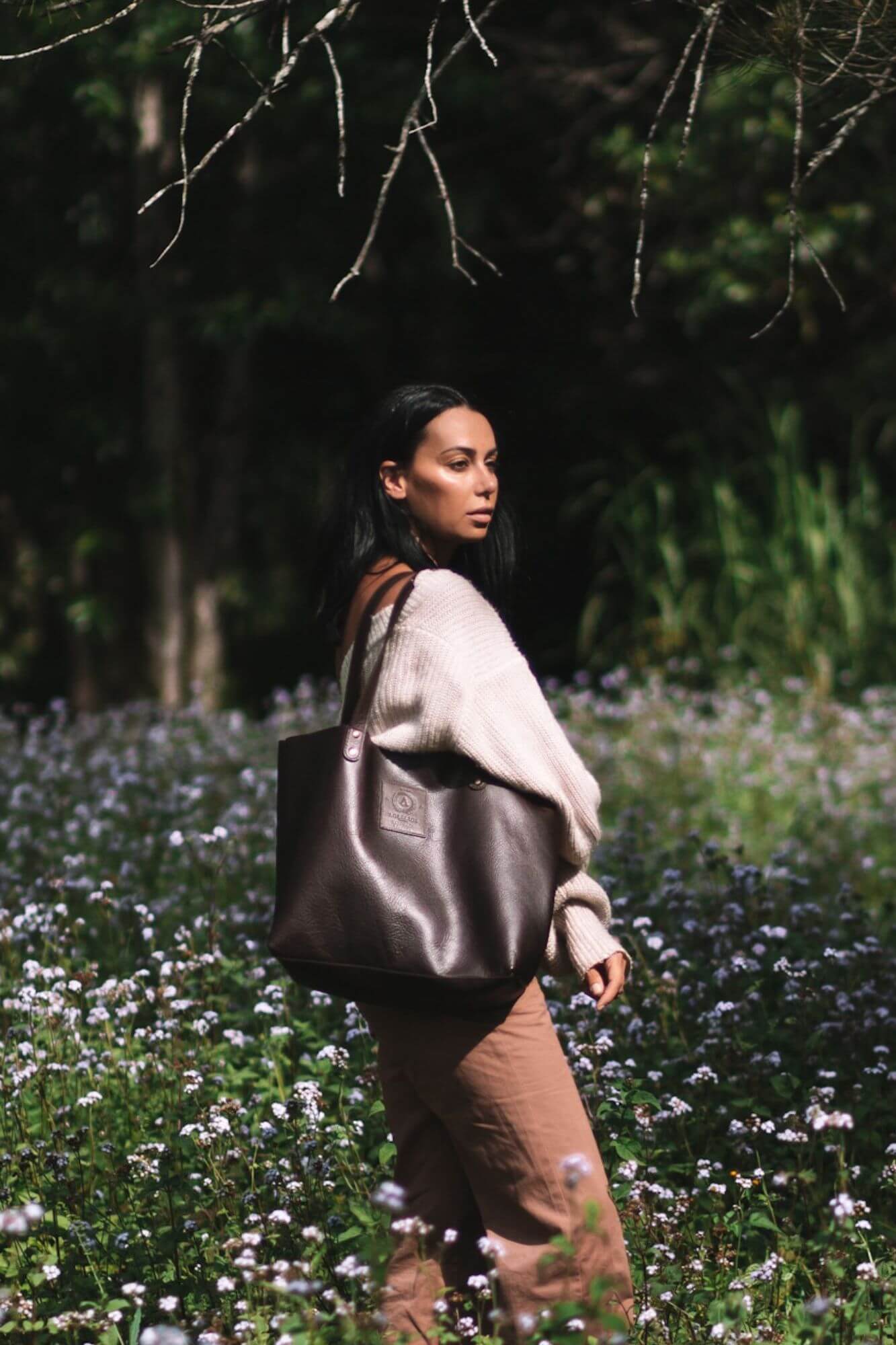 Aurelius Leather Leather Bag Leather Tote Luna Leather Tote Mini