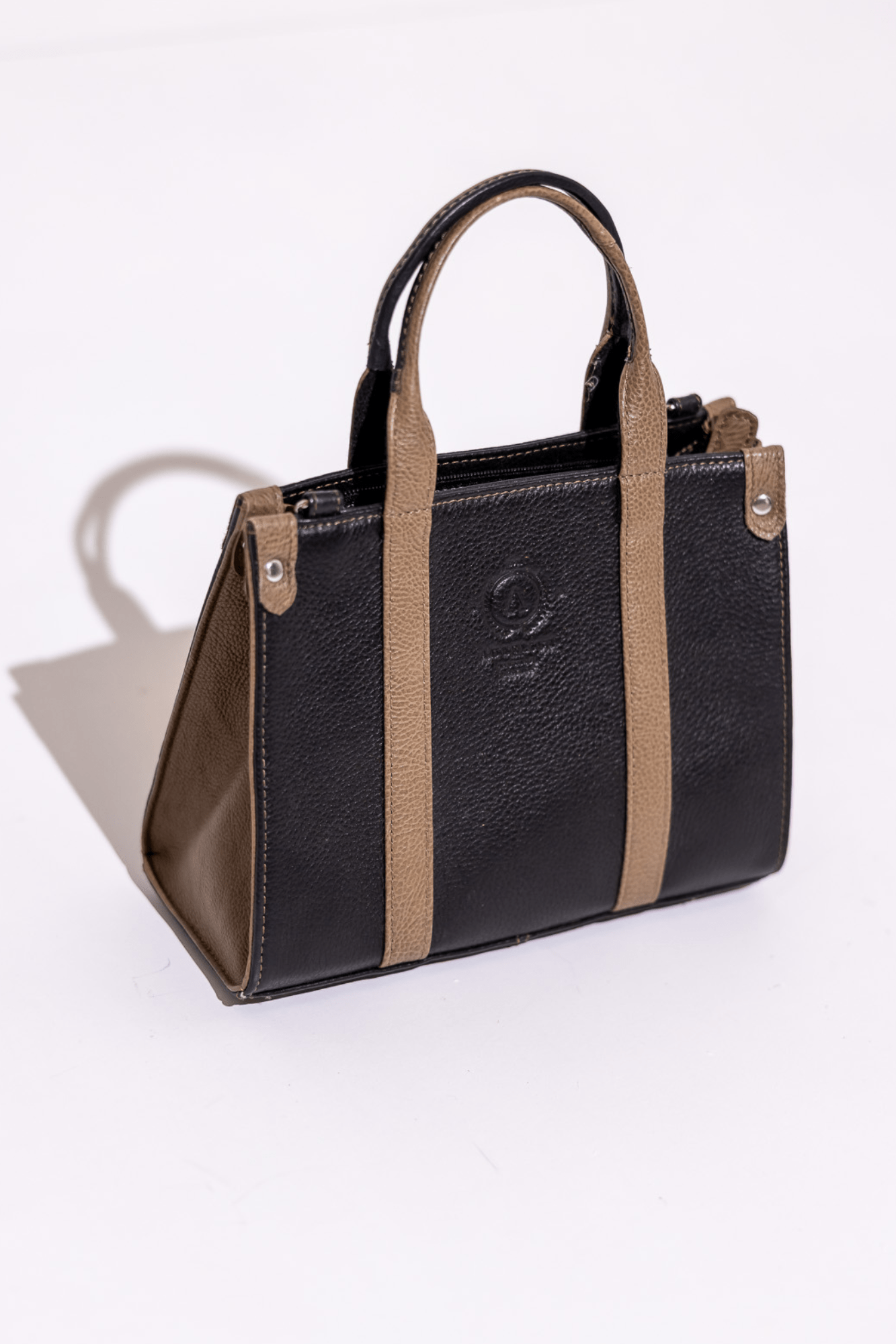 Aurelius Leather Leather Bag Small Leather Tote Quinn Black Leather Tote