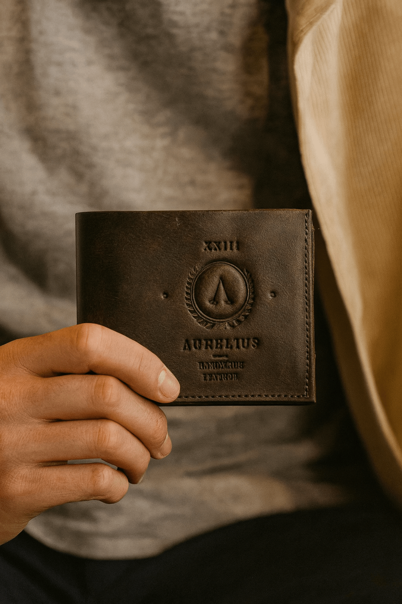 Aurelius Leather Leather Bag Tan Leather Leather Wallet Flynn