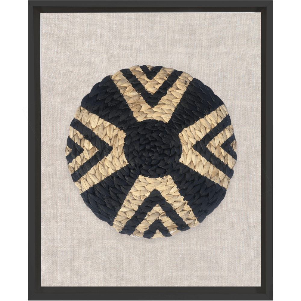 Bandhini Design House Artwork Africana Place Mat Raffia Star Natural Artwork 40 x 50cm