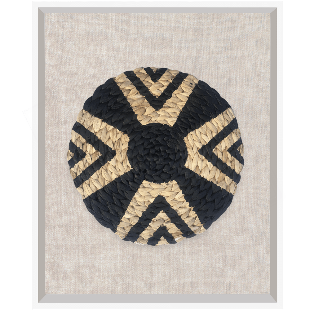 Bandhini Design House Artwork Africana Place Mat Raffia Star Natural Artwork 40 x 50cm