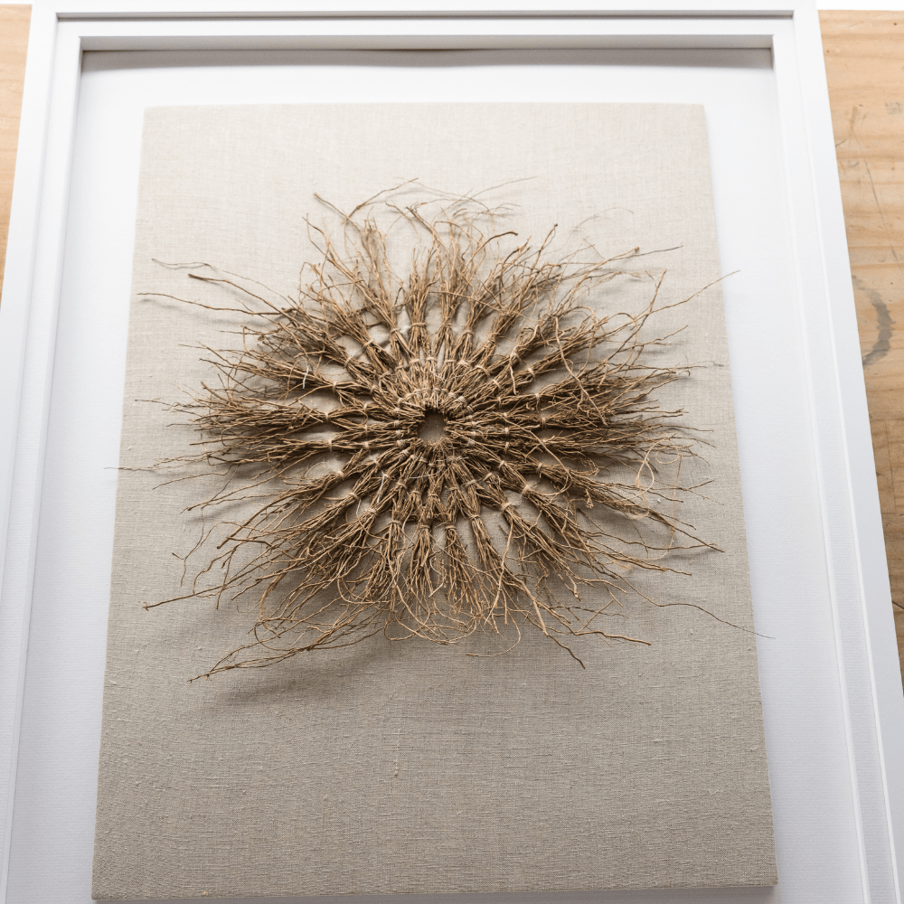 Bandhini Design House Artwork Wood Twigs Natural Artwork 67 x 85cm