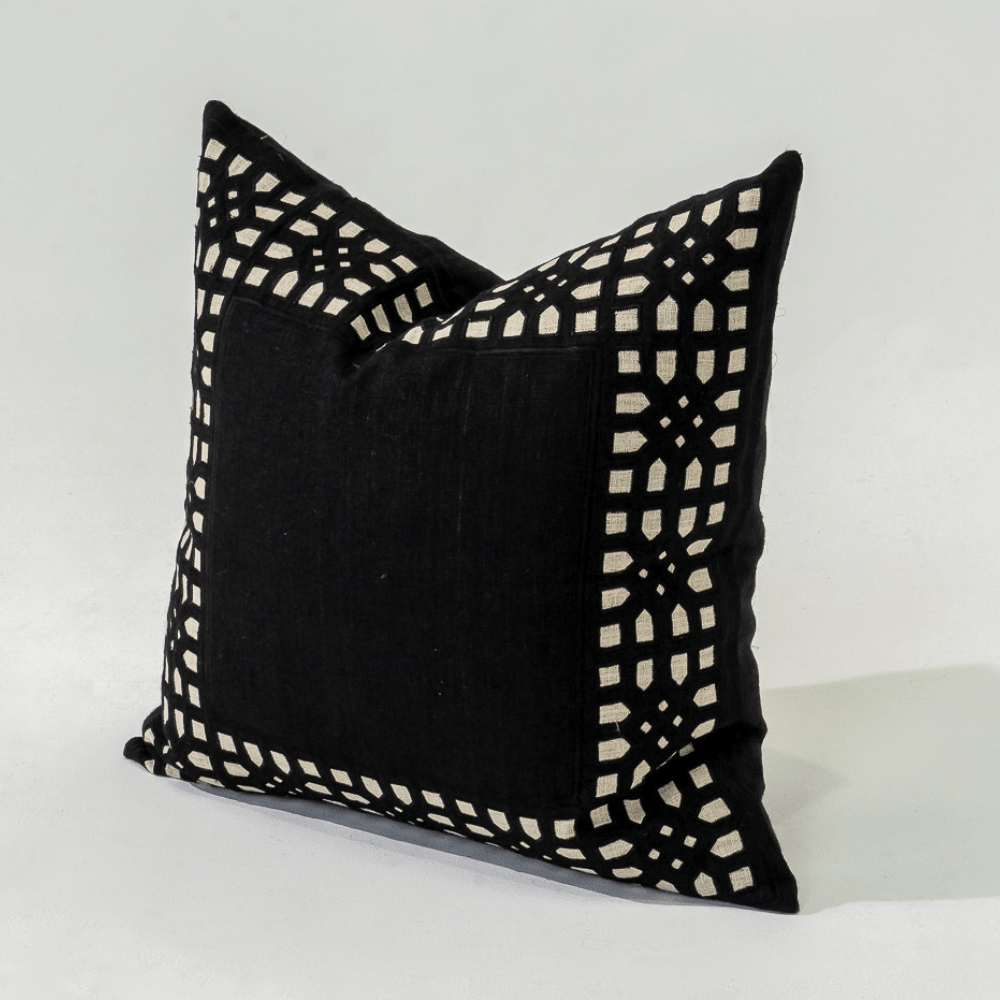 Bandhini Design House Bandhini Bundles 5 Cushion Bundle Geo Black Bundle Setting