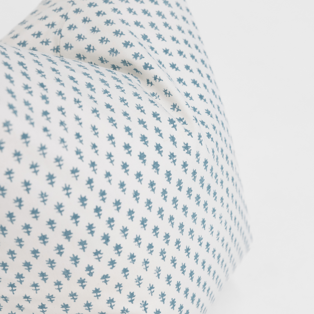 Bandhini Design House Coastal Devon Devon Dots Blue Medium Cushion 50 x 50cm