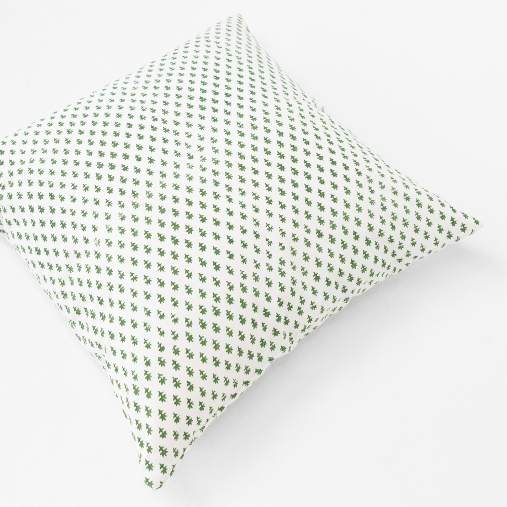 Bandhini Design House Coastal Devon Devon Dots Green Medium Cushion 50 x 50cm