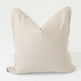 Linen Flange Natural Handwoven Euro Cushion