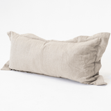 Flax Linen Flange Natural Handwoven Body Cushion