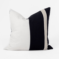 Modern Block Stripe Bespoke Handmade Linen Cushion Cover — made to order, up to 30 days