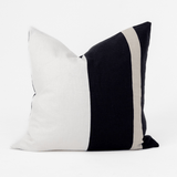 Modern Block Stripe Bespoke Handmade Linen Cushion Cover
