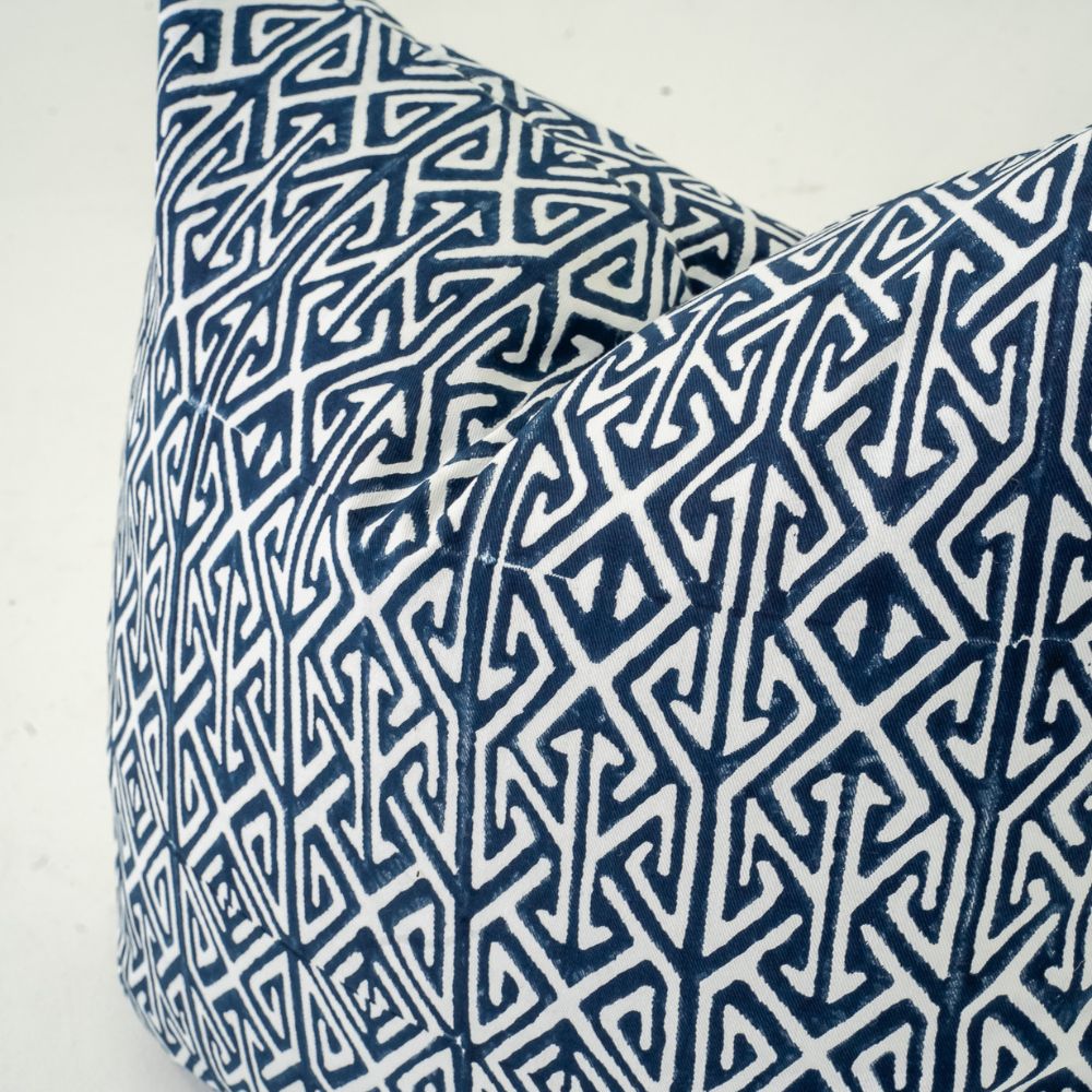 Bandhini Design House Lounge Cushion Arrow Print Navy Lounge Cushion 55 x 55cm