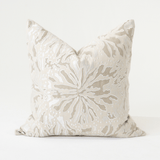 Butterfly Natural Handmade Appliqué Linen Cushion Cover