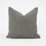 Chester Tweed Black Handwoven Cotton Cushion Cover