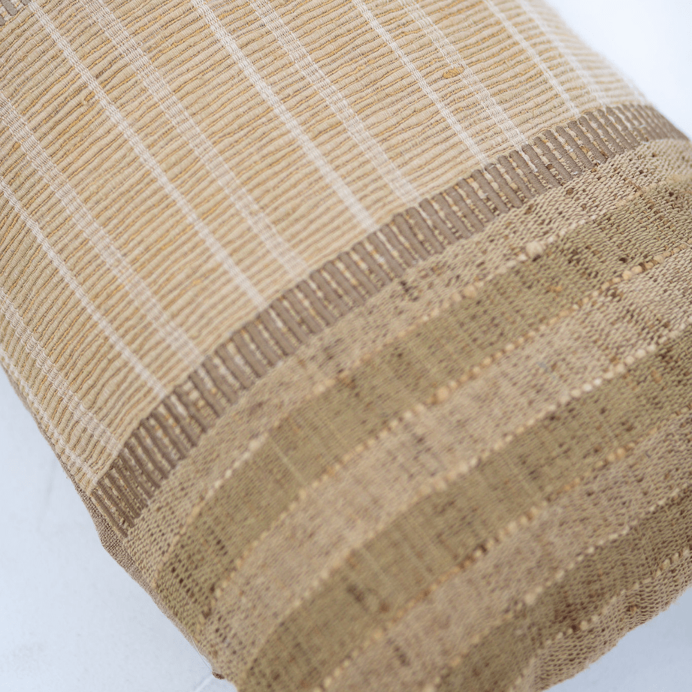 Bandhini - Design House Lounge Cushion Global Weave Balmoral Natural Lumbar Cushion 35 x 53cm