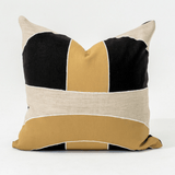 Inter Gem Appliqué Black Handmade Cushion Cover