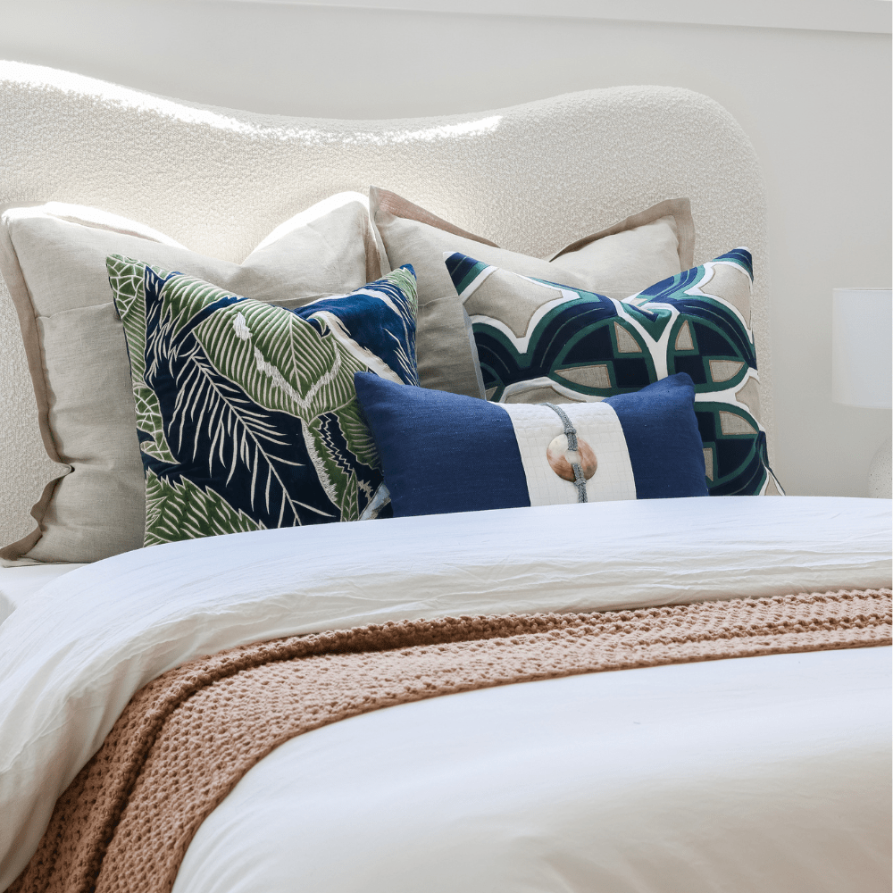 Bandhini Design House Lounge Cushion Inter Zen Emerald Lounge Cushion 55 x 55cm