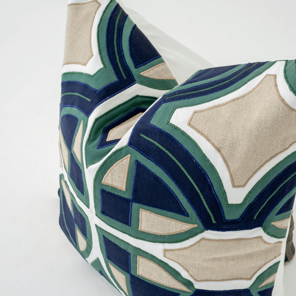 Bandhini Design House Lounge Cushion Inter Zen Emerald Lounge Cushion 55 x 55cm