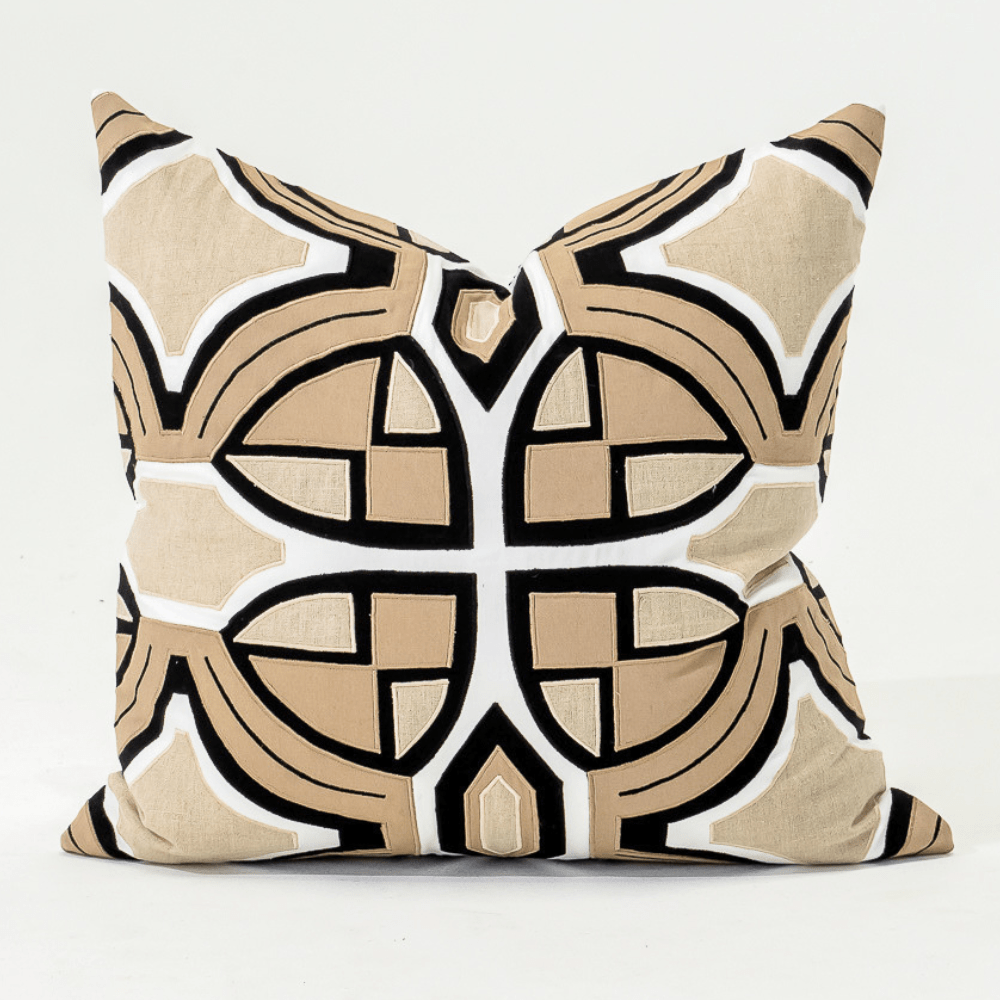 Bandhini Design House Lounge Cushion Inter Zen Natural Lounge Cushion 55 x 55cm