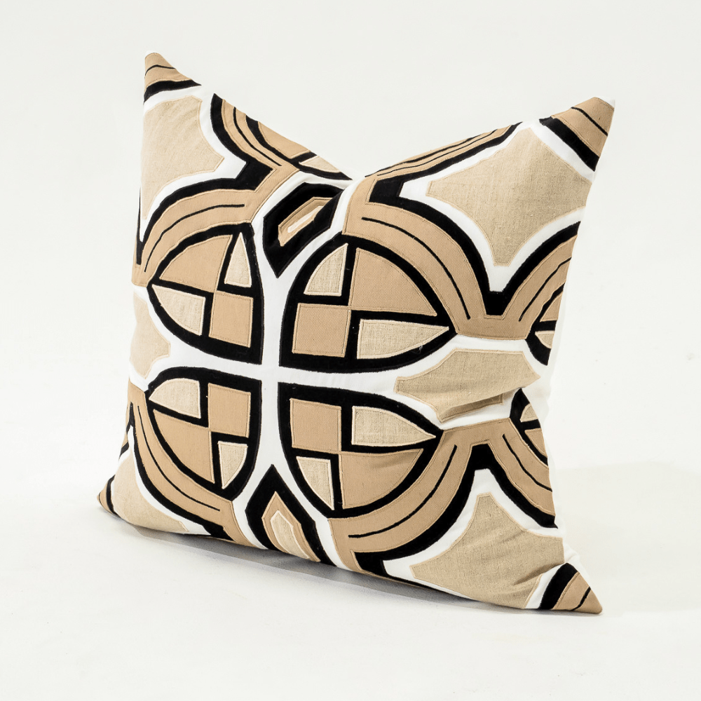 Bandhini Design House Lounge Cushion Inter Zen Natural Lounge Cushion 55 x 55cm