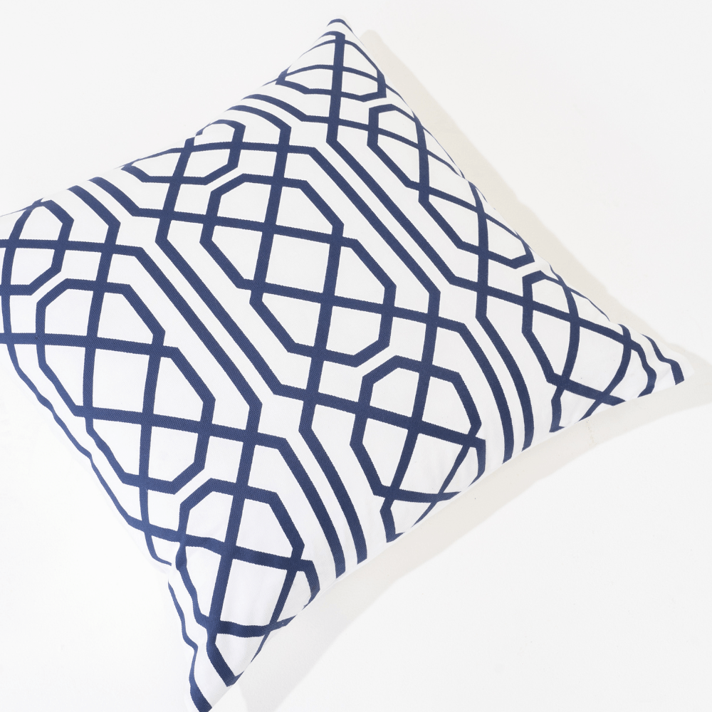 Bandhini Design House Lounge Cushion Jagger Navy Lounge Cushion 55 x 55cm