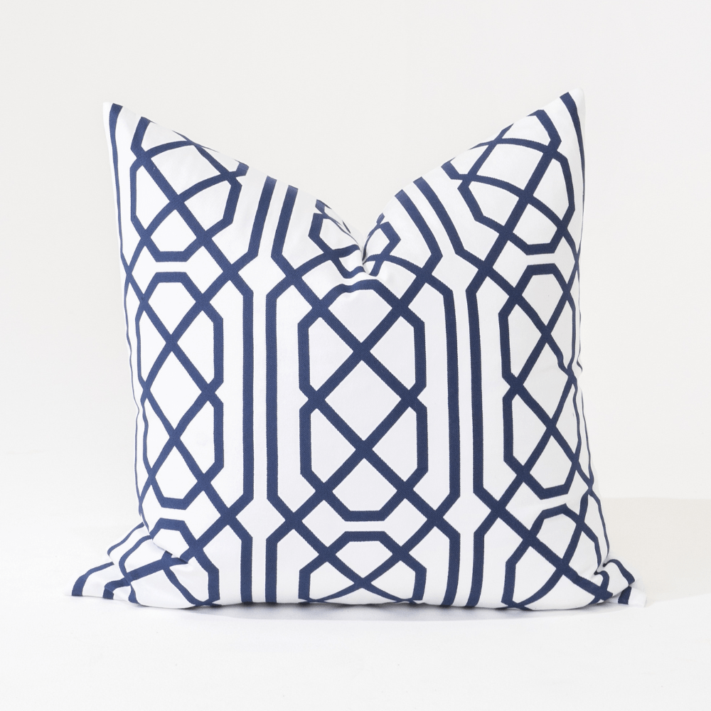 Bandhini Design House Lounge Cushion Jagger Navy Lounge Cushion 55 x 55cm