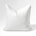 Linen Piped White Handwoven Cushion Cover – White Pipe — in stock, ready to ship