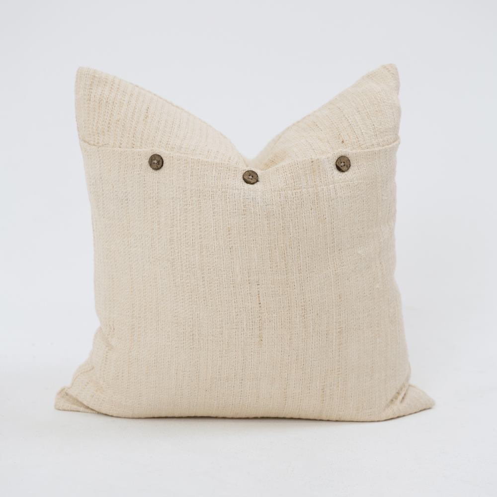 Bandhini - Design House Lounge Cushion Natural Weave Eaton Natural Lounge Cushion 55 x 55cm