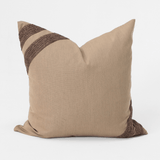 Outdoor Raffia Corner Stripe Heather Outdoor Cushion Cover