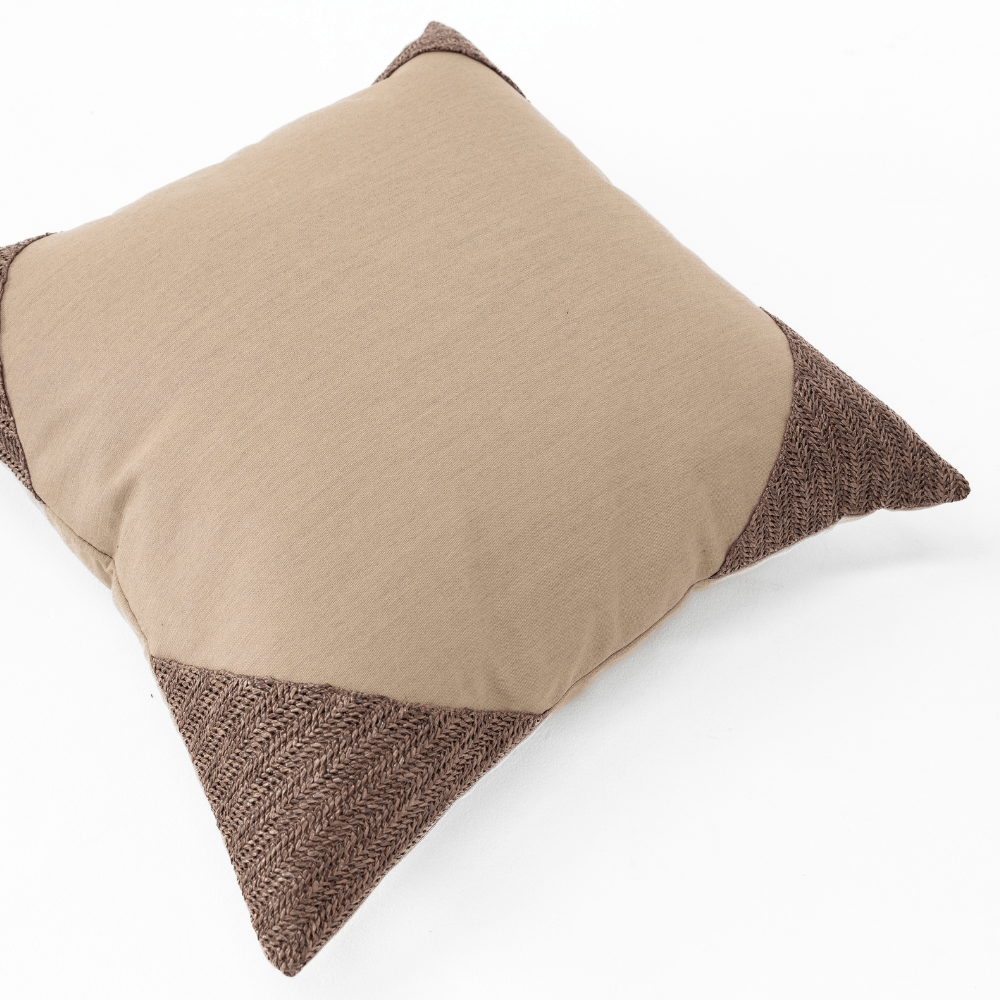 Bandhini Design House Lounge Cushion Outdoor Raffia Corners Lounge Cushion 55 x 55cm