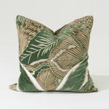 Rake Jungle Handmade Velvet Appliqué Cushion Cover