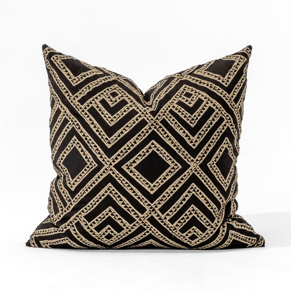 Bandhini Design House Lounge Cushion Shoowa Arrow Black Lounge Cushion 55 x 55cm