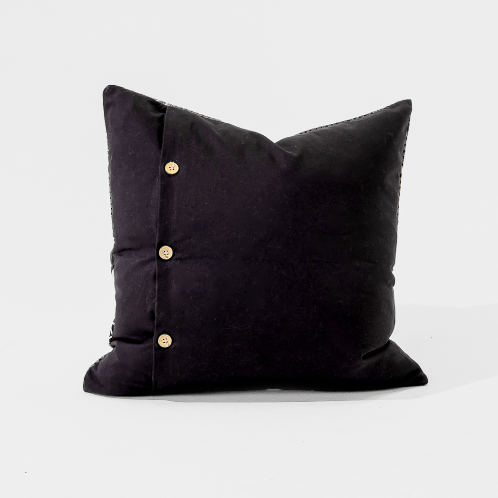 Bandhini Design House Lounge Cushion Shoowa Arrow Black Lounge Cushion 55 x 55cm