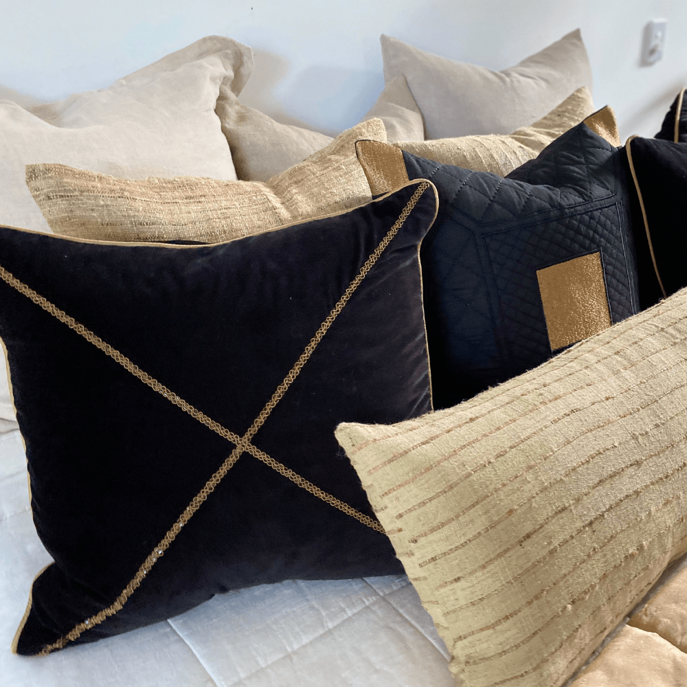 Bandhini Design House Lounge Cushion Troy Madrid Cross Lounge Cushion 55 x 55cm