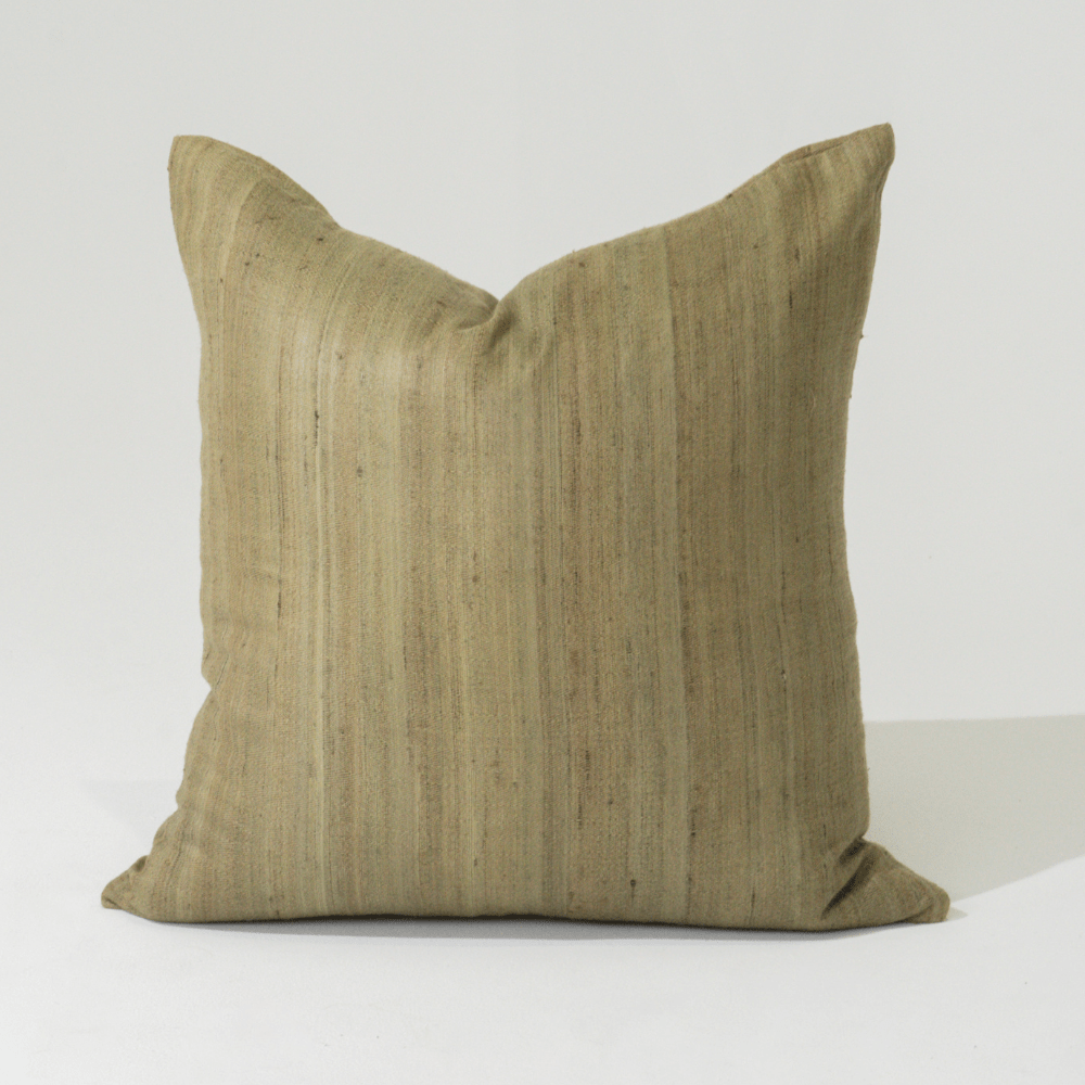 Bandhini Design House Lounge Cushion Weave Herring Green Lounge Cushion 55 x 55cm