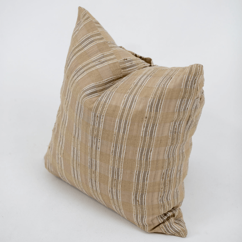 Bandhini Design House Lounge Cushion Weave Tweed Warwickshire Natural Lounge Cushion 55 x 55cm