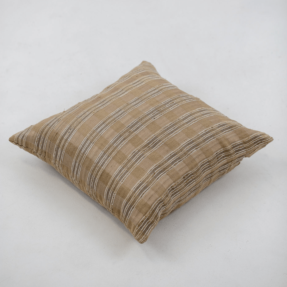 Bandhini Design House Lounge Cushion Weave Tweed Warwickshire Natural Lounge Cushion 55 x 55cm