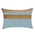 Outdoor Nautical Juliet Gold Lake Lumbar Cushion 35 x 53cm — made to order, 14–30 days