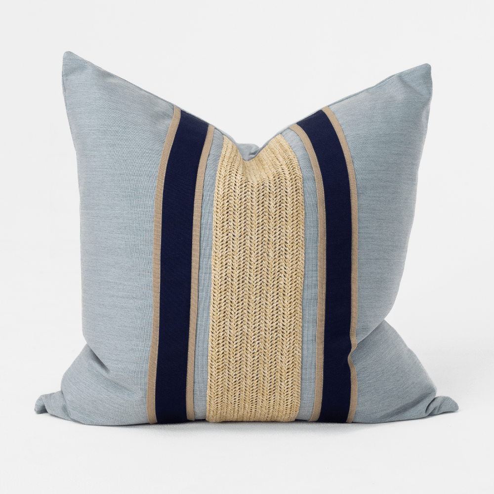 Bandhini Design House Outdoor Cloud / Cover only Outdoor Raffia Nautical Juliet Lounge Cushion 55 x 55cm