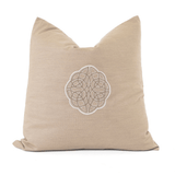Outdoor Celtic Knot Heather Beige Handmade Outdoor Cushion Cover