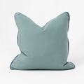 Outdoor Piped Spa Green UV Resistant Cushion Cover — made to order, 14–30 days