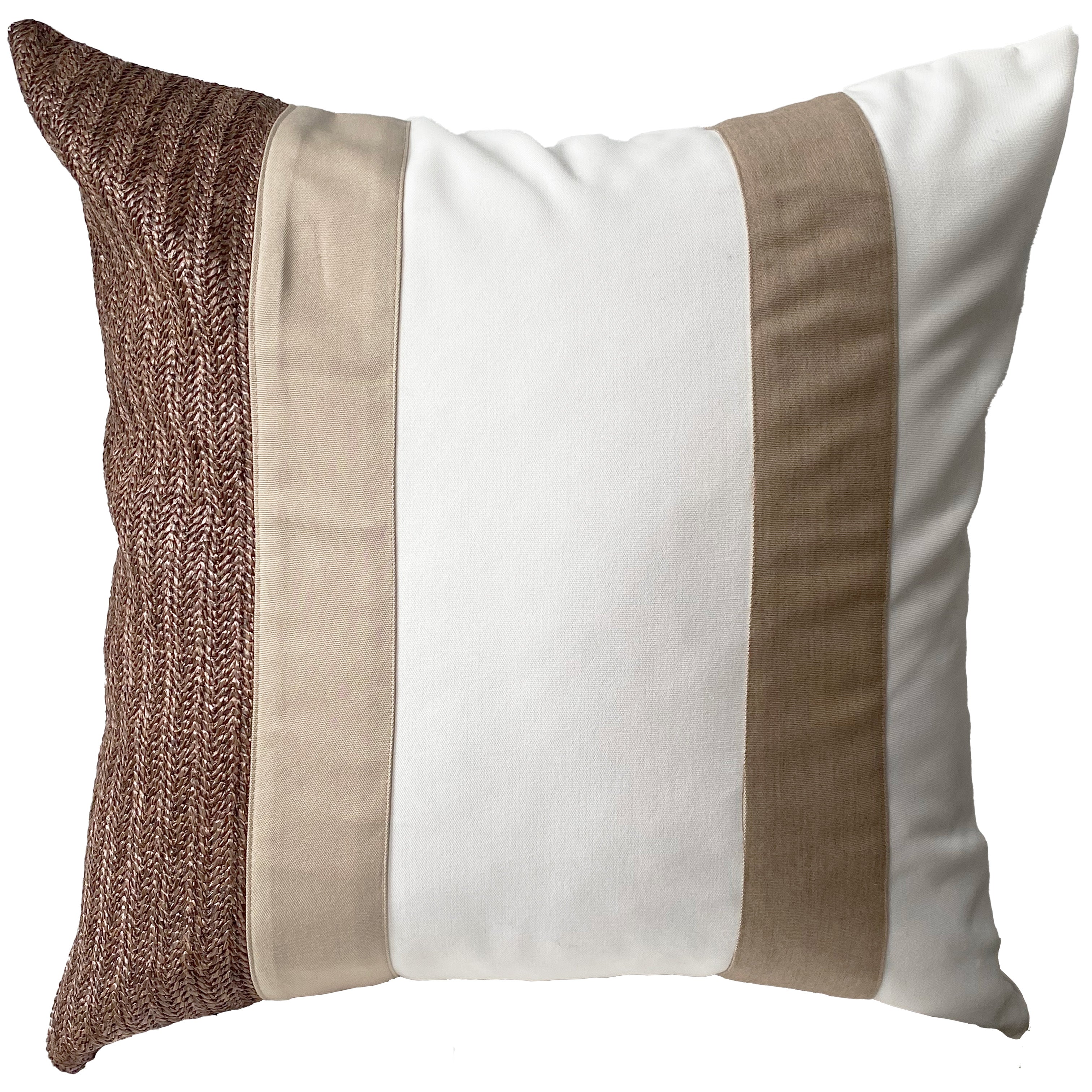 Bandhini - Design House Outdoor Cushion Outdoor Raffia Lines Lounge Cushion 55 x 55 cm