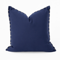 Outdoor Nautical Reverse Navy Lounge Cushion – UV Resistant — made to order, 14–30 days