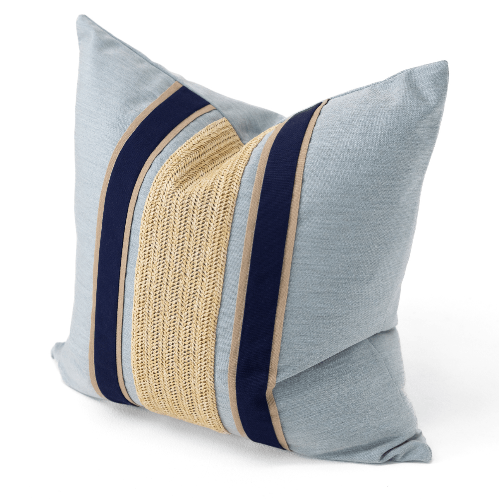 Bandhini Design House Outdoor Outdoor Raffia Nautical Juliet Lounge Cushion 55 x 55cm