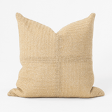 Outdoor Raffia Squares Natural Outdoor Cushion Cover