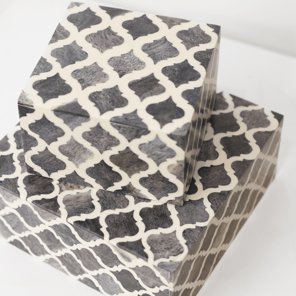 Bandhini Design House SERIES 23 GREY/WHITE SQ