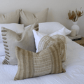 Linen Plain Natural Handwoven Euro Cushion