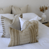 Linen Plain Natural Handwoven Euro Cushion