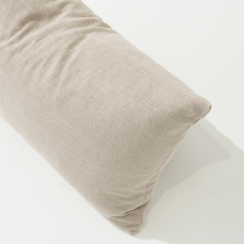 Bandhini Design House Sham Cushion Linens Plain Natural Cushions